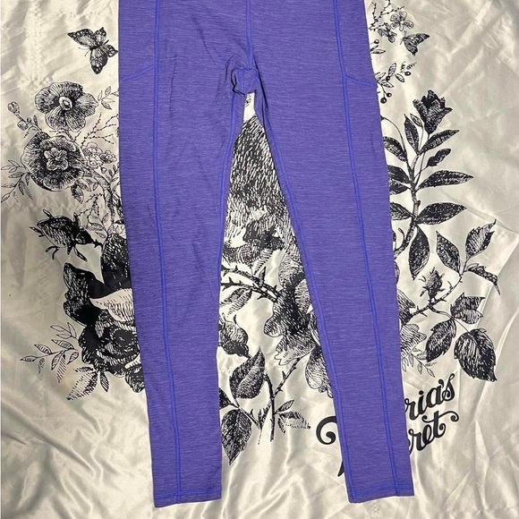 VS purple fleece leggings. - Picture 3 of 7